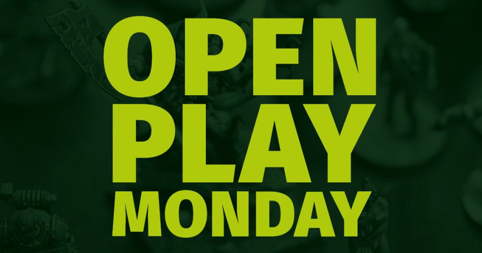 Open Play Monday!